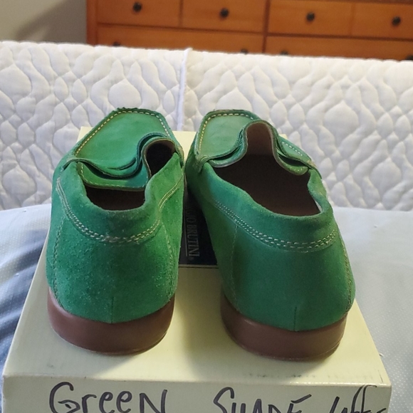 Shoes- Green Suade - Picture 2 of 5
